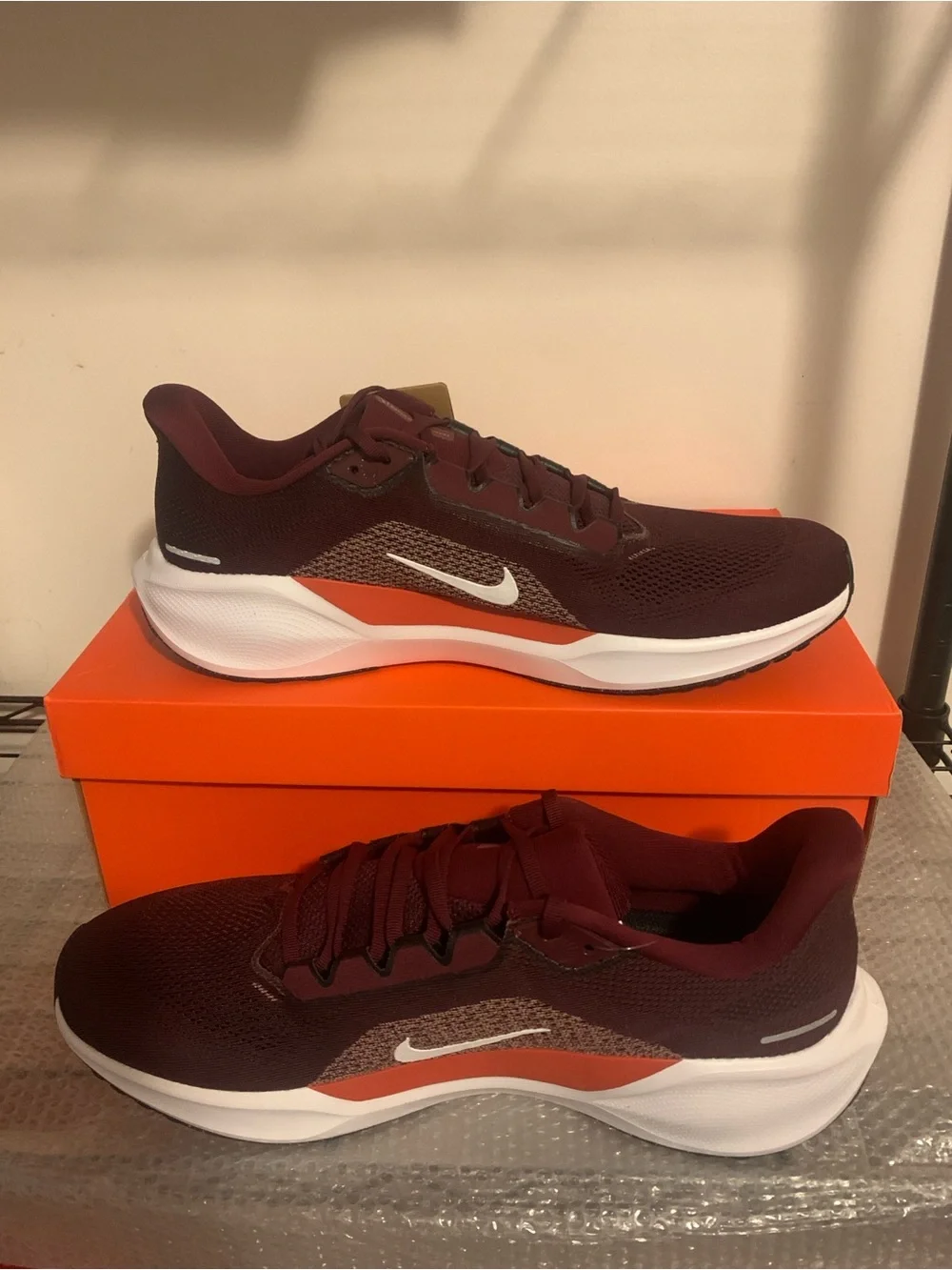 Nike Air Zoom Pegasus 41 Virginia Tech FZ5152-600 - Men’s Size 14